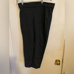 Anne Klein Charcoal knit pants. Straight leg and slim fit